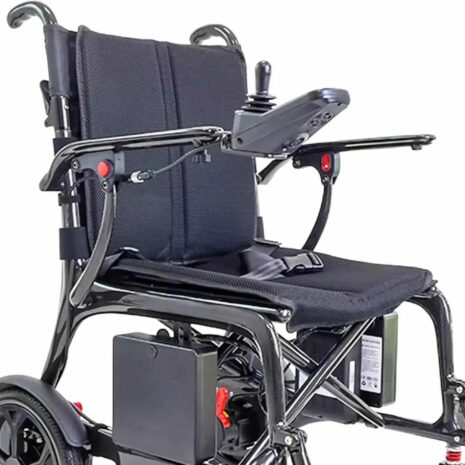 Detaljer elektrisk rullstol kolfiber Elektrisk rullstol kolfiber detaljerad konstruktion