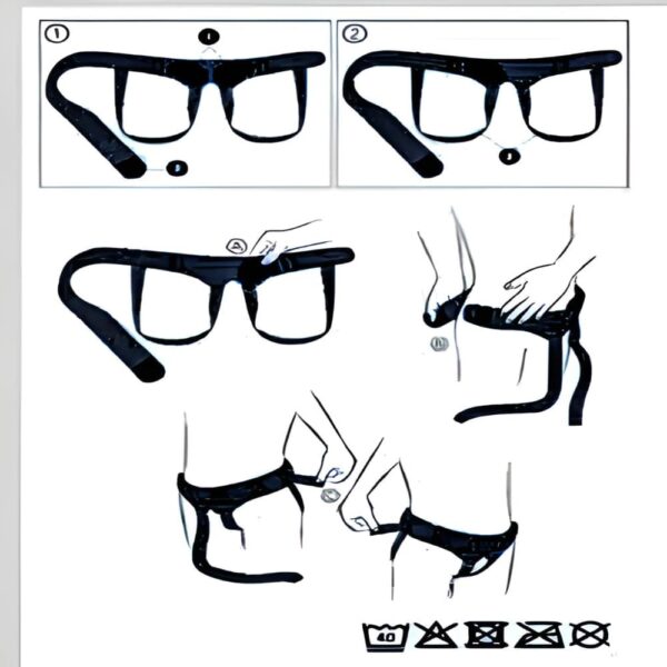 Bråckband vid ljumskbråck storlek 1 – bruksanvisning Instruktioner för hur Bråckband vid ljumskbråck storlek 1 sätts på och justeras med remmar och pelotter.