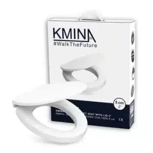 Toalettsitsförhöjare 5 cm med lock vit med originalförpackning VI HP