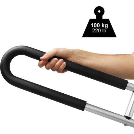 Maximal belastning Stödhandtag som klarar belastning upp till 100 kg