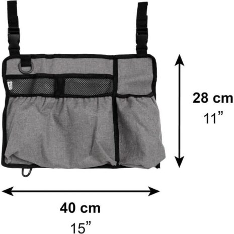 Väska för rullstol med angivna mått 40 x 28 cm Väska för rullstol med angivna mått 40 x 28 cm