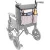 Väska för rullstol monterad på rollator bakifrån