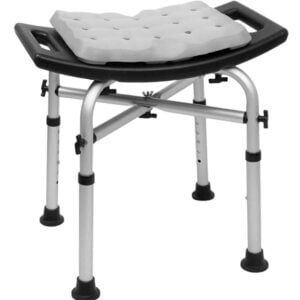 Duschpall med dyna med vadderad sits
