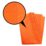 Glidlakan tubformat 200 × 100 cm i orange polyester vikt för förvaring