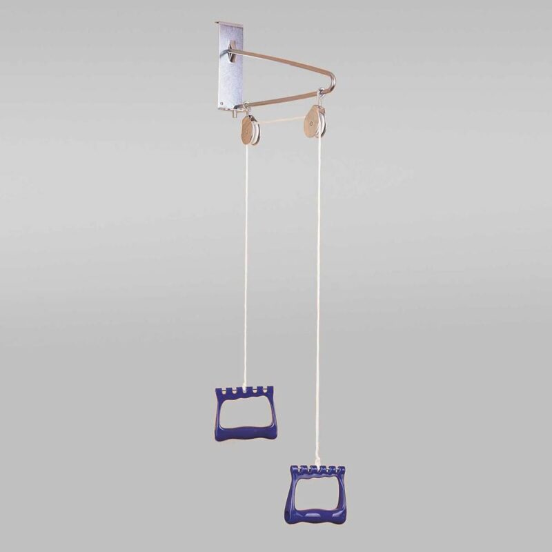 Axeltränare portabel träningsskiva med trissor och 260 cm band Axeltränare portabel träningsskiva med trissor och 260 cm band