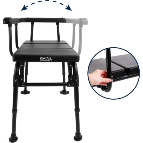 Badbräda för badkar med armstöd framifrån med stabil aluminiumram Badbräda för badkar med armstöd framifrån med stabil aluminiumram