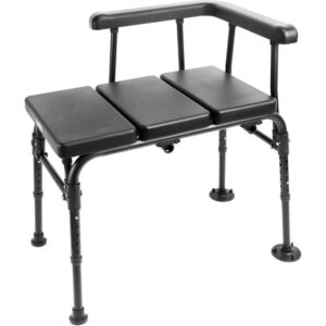 Badbräda för badkar med armstöd svart transferbänk för badkar