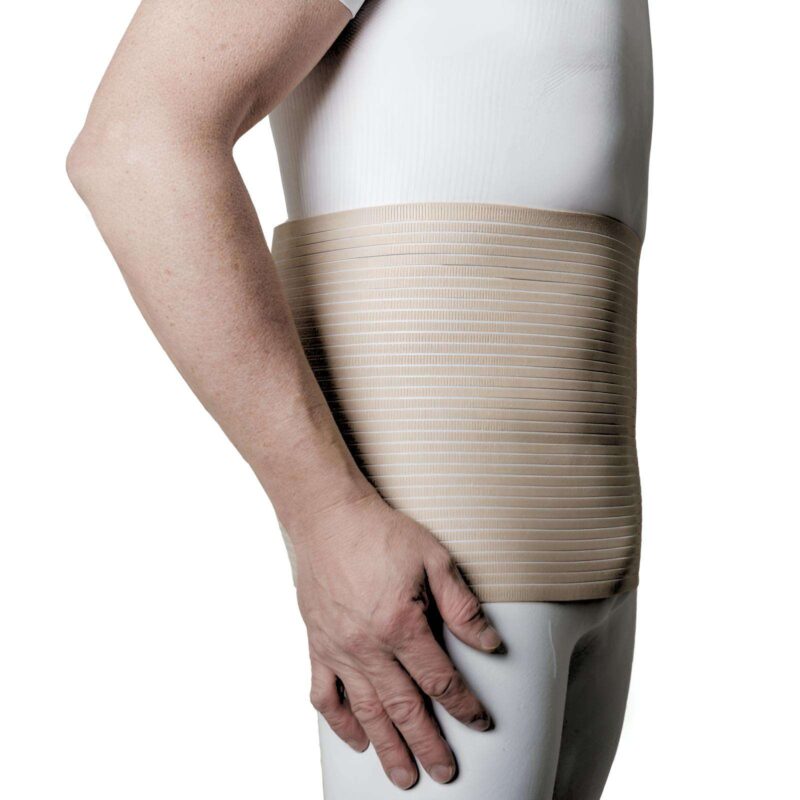 Elastiskt ländryggsstöd med kardborre