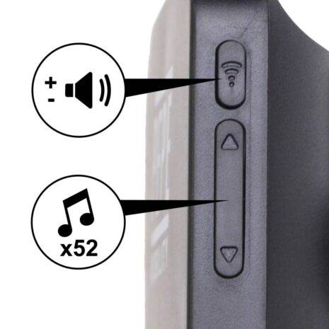 trygghetslarm system mottagare med volymkontroll och 52 melodier trygghetslarm system mottagare med volymkontroll och 52 melodier