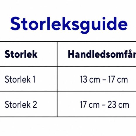 Ligaflex Pro handledsortos storlek 2 storleksguide mörkgrå Ligaflex Pro handledsortos storlek 2 storleksguide mörkgrå