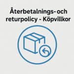 Återbetalnings och returpolicy